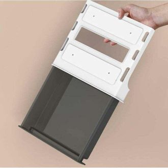OEM Caj&oacute;n De Almacenamiento Autoadhesivo, Caj&oacute;n Oculto Debajo Del Escritorio, Caja De Almacenamiento Para Mesa (negro Transparente) - Crezuo