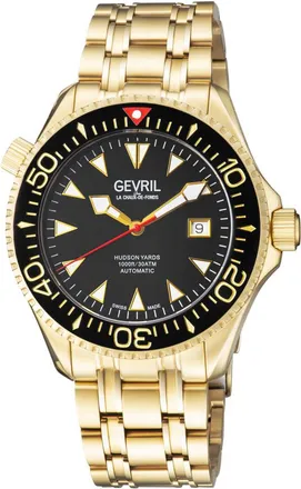 Gevril Group Hudson Yards Automatic Black Dial Mens Watch 48804