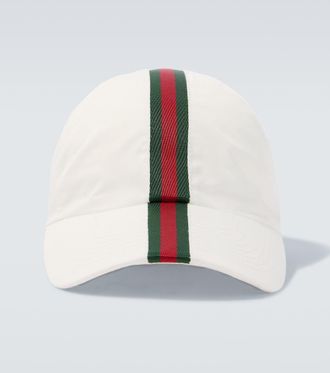 Gucci Web Stripe baseball cap