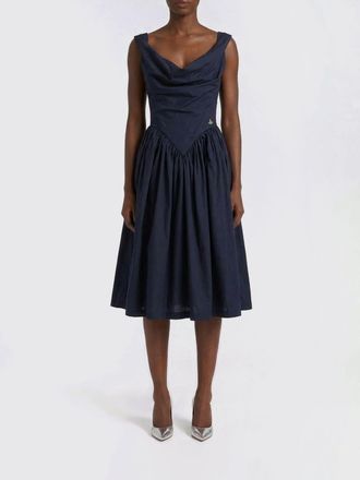 Vivienne Westwood Abito Sunday Mini in Popeline di Cotone Vivienne Westwood