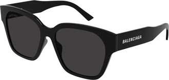Balenciaga Square 2.0 Zonnebrillen - unisex - Zonnebrillen - Zwart - 56 MM - Accessoires