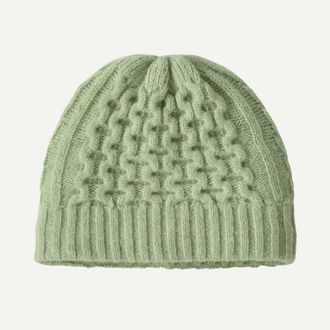 Patagonia Unisex Coastal Cable Beanie In Lichen Green
