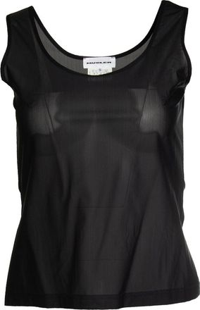 Thierry Mugler Mugler, Sheer top in black