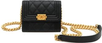 Chanel Pre-owned Fabric chanel-bags - Dames - Vintage Schoudertas - Zwart - ONE Size - Vintage