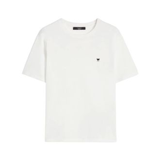 Max Mara T-Shirts, female, White, Size: XL Wkdvenaco T-shirt