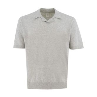 Eleventy Truien & Vesten, Heren, Grijs, 2Xl, Katoen, V-neck Jersey