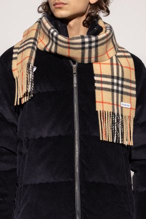 Burberry Cashmere Scarf, Unisex, Beige