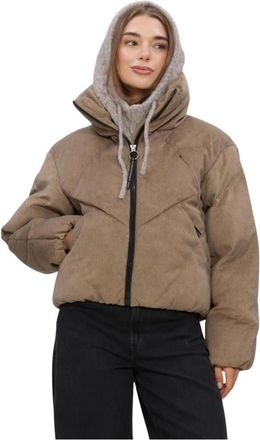 KRAKATAU Qw616 Nebula Jacket - Dames - Jassen - Bruin - Maat: L Leer