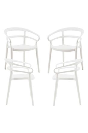 Regalos Miguel Packs Sillas Jard&iacute;n - Pack 4 Sillas Kope - Blanco