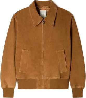 Sandro Giacca con zip - Marrone