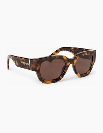 Palm Angels Mens Mens Monterey Rectangle Sunglasses - Brown - Size: ONE size
