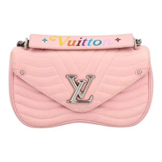 Louis Vuitton Pre-Owned New Wave Chain PM Shoulder Bag in Quilted Pink Leather