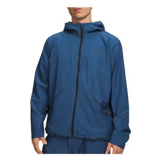 Under Armour UA Unstoppable Woven Jacket Asia Sizing Wham Blue Black 6014621-498
