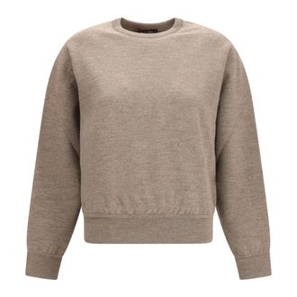 Loro Piana Rassa Crewneck - Heren - Truien - Bruin - Maat: S Wol