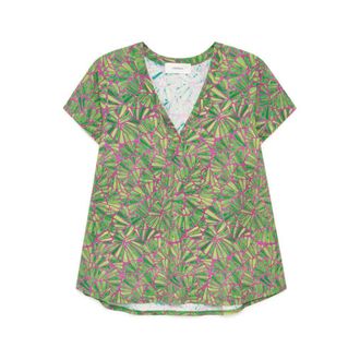 Maliparmi Blouses, female, Multicolor, Size: S Shell T-Shirt
