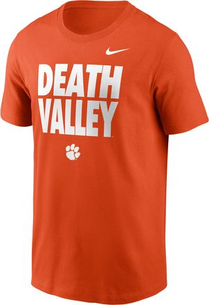 Nike Clemson Sideline Slogan Nike Mens Dri-FIT College Long-Sleeve T-Shirt in Orange | 02ET89MCLN-H2B
