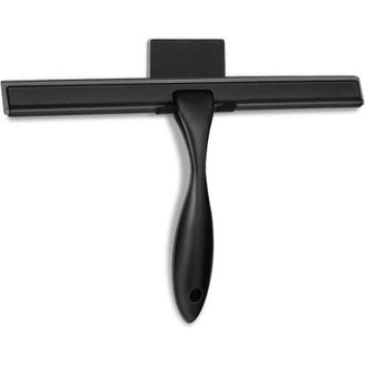 OEM Escobilla De Goma Multiusos Para Puertas De Ducha, Ba&ntilde;os, Ventanas Y Ventanillas De Coche - Negra, Acero Inoxidable - Crezuo