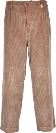 Myths Rechte broek - Heren - Straight fit broeken - Beige - L - Katoen - Broeken