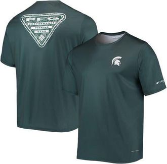 Columbia Mens Columbia Green Michigan State Spartans Terminal Tackle Omni-Shade T-Shirt at Nordstrom, Size Medium