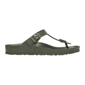 Birkenstock Flip Flops, male, Green, Size: 4 US Gizeh Regular Fit
