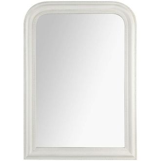 Atmosphera Atmosphera - Espejo ad&egrave;le Blanco - Madera 74 X 104 Cm Cr&eacute;ateur DInt&eacute;rieur