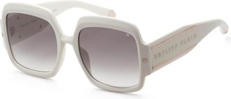 Philipp Plein Philipp Plein Womens 56 mm White Sunglasses