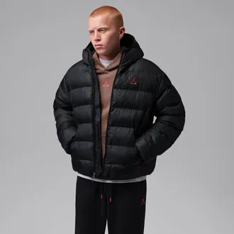 Nike Jordan Mens Jordan Brooklyn Puffer Jacket in Black | IM8957-010