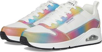 Skechers Uno - Opalescent Womens Shoes White : 8.5 B - Medium, Synthetic