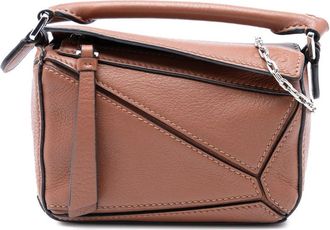 Loewe Pre-owned Loewe Nano Calfskin Puzzle Satchel Ladies 12046