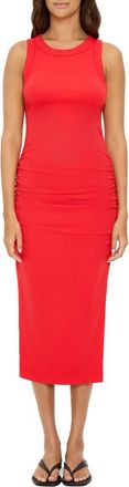 Michael Stars Wren Side Slit Sleeveless Body-Con Midi Dress in Samba at Nordstrom, Size X-Small