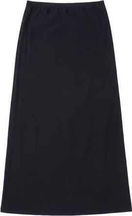 Monte Carlo Malta Elastic Waist Straight Long Skirt in Black at Nordstrom, Size 18