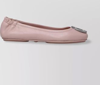 Tory Burch minnie travel leather ballet flats