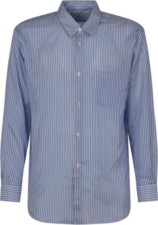 Comme Des Gar&ccedil;ons Woven Shirt - Heren - Casual Overhemden - Blauw - L - Overhemden