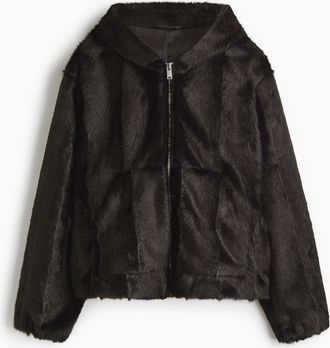 H&M Kapuzenjacke - Schwarz