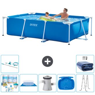 Intex Piscina Con Estructura Rectangular - 260x160x65 Cm - 7-piezas S20039