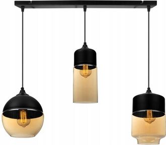 OEM L&aacute;mpara De Techo Colgante, Pantalla De Cristal