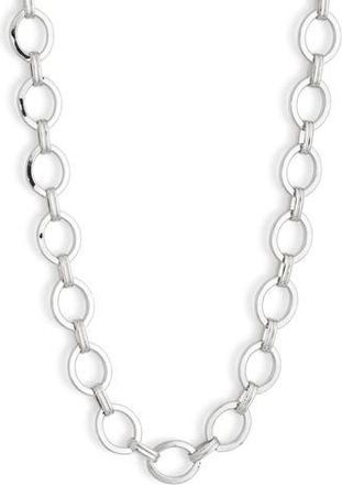 Leith Oval Link Necklace in Silver at Nordstrom Rack