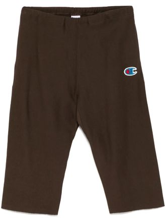 Undercover logo patch trousers - men - Cotton - L - Brown