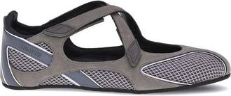 The Attico Dames, Schoenen, Grijs, Maat: 38 EU Leer