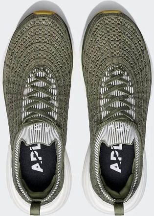 Athletic Propulsion Labs Mens Techloom Zipline Sneaker In Fatigue/ivory/ribbed