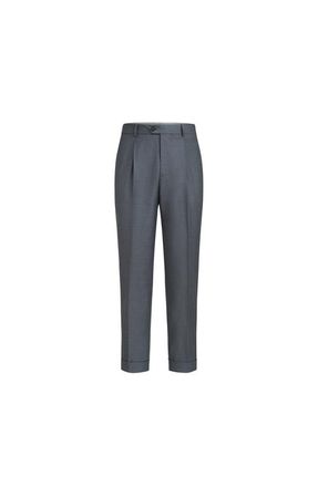 Brunello Cucinelli Super 150s virgin wool four season batavia trousers in Medium Grey at Nordstrom, Size 54 It