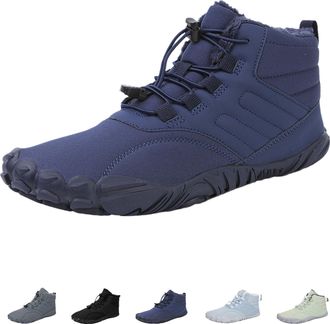 Generic Hike Winter Footwear Barefoot Women Men, 2024 Hike Winter Barefoot Footwear, Zero-Drop Sole Cross Country Shoes (902 Blue, Adult, Men, 5, Numeric, UK 