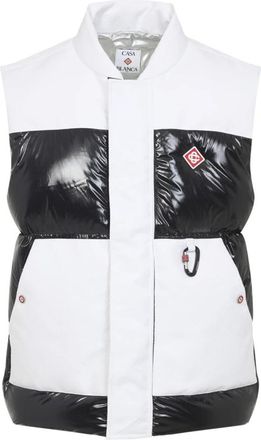 Casablanca Zwarte donsvest met opstaande kraag - Heren - Bodywarmers - Zwart - M - Jassen