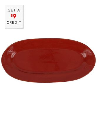 Vietri Vietri Cucina Fresca Narrow Oval Platter With $11 Credit
