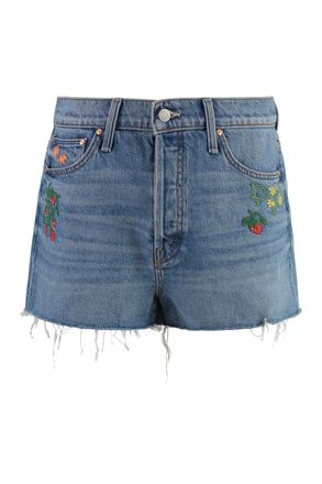 Mother De Ditcher Denim Shorts