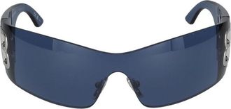 Balenciaga Bb 0359S Zonnebril - Dames - Zonnebrillen - Blauw - ONE Size - Nylon - Accessoires