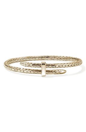 John Hardy Spear Flex Cuff Bracelet, 4mm in Gold at Nordstrom, Size Medium