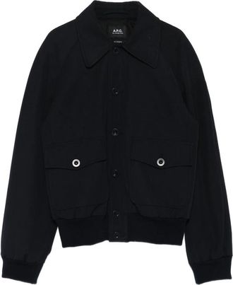 A.P.C. A. p.c. Patch-pocket Collared Bomber Jacket