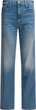 Mother Straight Leg Denim Jeans - Dames - Regular Fit Jeans - Blauw - W27 - Denim - Jeans