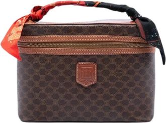 Celine Pre-owned Vanity Bag - Dames - Vintage Handtas - Bruin - ONE Size - Leer - Vintage